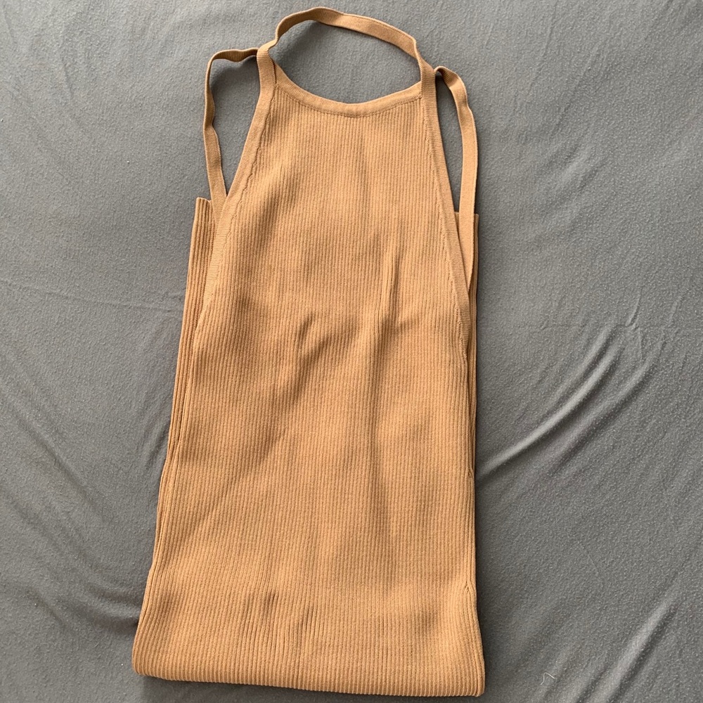 Ribbed midi dress